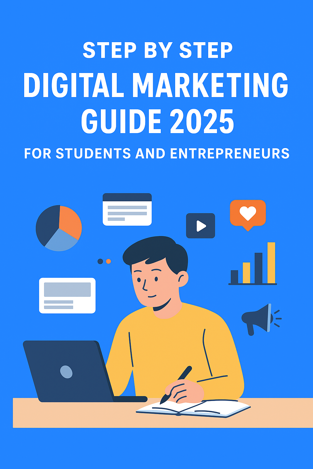 Step by step digital marketing guide 2025 for students and entrepreneurs