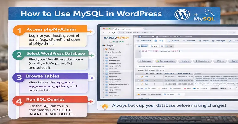 Step by step guide on mysql 2026
